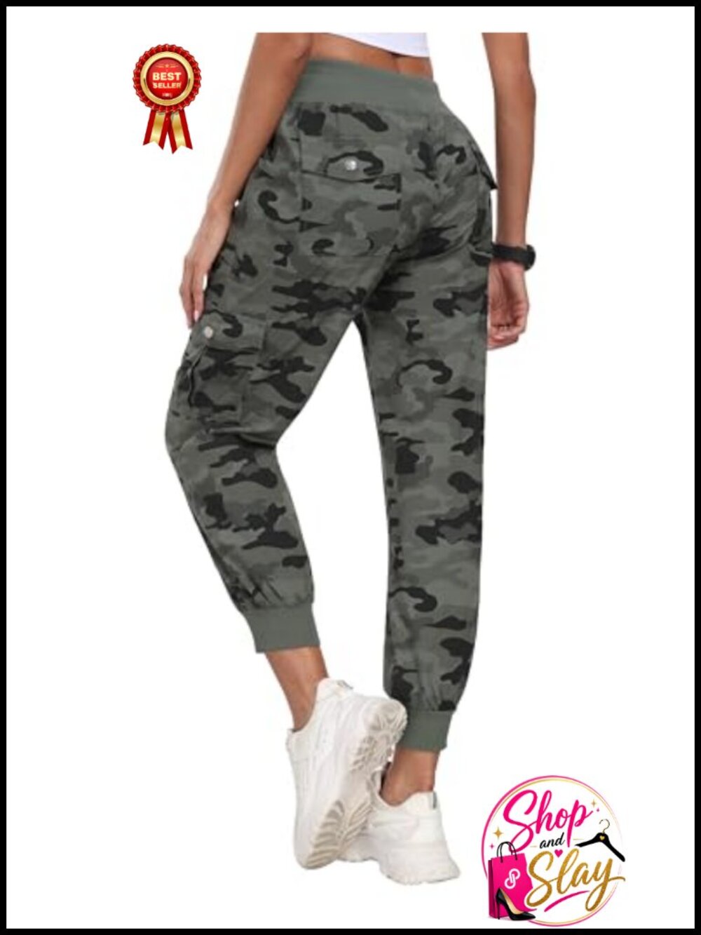 Lightweight Quick Dry Hiking Cargo Pants Tapered Joggers